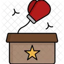 Funny Punching Box Punch Boxing Icon