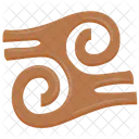 Ghanaische Kunst Adinkra Symbol Symbol