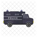 Furgoneta De Policia Policia Vehiculo Icono