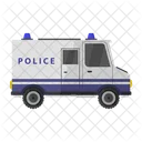 Furgoneta De Policia Policia Vehiculo Icono