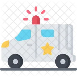 Camioneta de policia  Icono