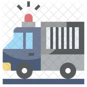 Camioneta de policia  Icono