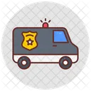 Camioneta de policia  Icono