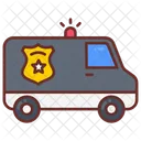 Camioneta de policia  Icono