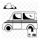 Furgoneta De Carga Furgoneta De Reparto Furgoneta De Mensajeria Icono