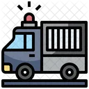 Camioneta de policia  Icono