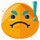 Furious Emoji Face Icon