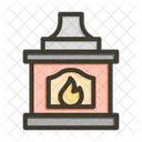 Furnace Fireplace Factory Icon