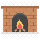 Furnace Fireplace Room Furnace Home Heating Icon