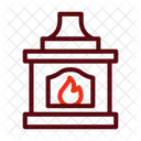 Furnace Fireplace Factory Icon