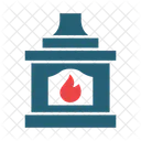 Furnace Fireplace Factory Icon