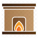 Furniture And Household Home Decoration Fireplace Icon