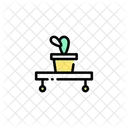 Furniture And Plant Plant Stand Plant Icon