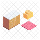 Drawer Furniture Storage Icon