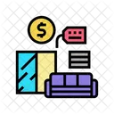 Furniture Rental Color Icon