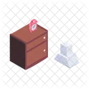 Drawer Storage Wood Icon