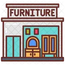 Furniture Showroom Showroom Boutique Icon