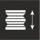 Faltbar Markierung Box Symbol