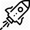 Fusee Vaisseau Spatial Planete Icône