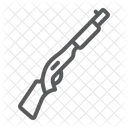 Fusil De Chasse Arme Militaire Icône