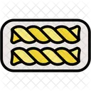 Fusilli Pasta Italienisches Essen Symbol
