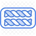 Fusilli Pasta Italienisches Essen Symbol