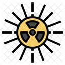 Fusion Nuclear Radiancia Radiactiva Icono