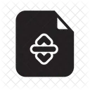 Fusionar Archivo Flechas Fusionar Icono