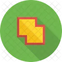 Fusionar Cuadrado Cuadrado Forma Icono