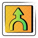 Fusionar flecha  Icono