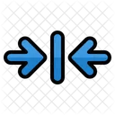 Fusionar flecha  Icono