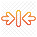 Fusionar flecha  Icono