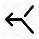 Fusionar Flechas Derecha Fusionar Flecha Icono