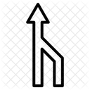 Fusionar A La Izquierda Marcador Descargar Icono