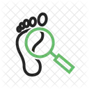 Fußabdruck  Symbol