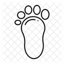 Fußabdruck Kunst  Symbol