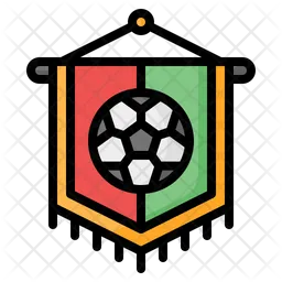 Fußballbanner  Symbol