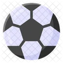 Fussball Karierter Ball Ball Spielen Symbol