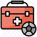 Erste-Hilfe-Set für Fußballspieler  Symbol