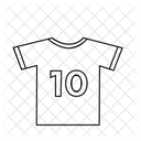 Fussball Linienillustration Fussball Linie Symbol