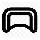 Fussballtorpfosten Symbol