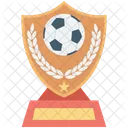 Fußballtrophäe  Symbol