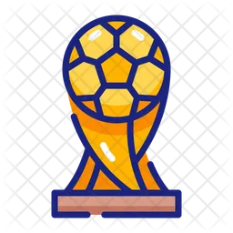 Fußballtrophäe  Symbol