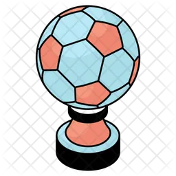 Fußballtrophäe  Symbol