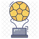 Fußballtrophäe  Symbol
