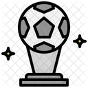 Fußballtrophäe  Symbol