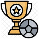 Fußballtrophäe  Symbol