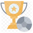 Fußballtrophäe  Symbol