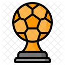 Fußballtrophäe  Symbol