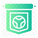 Fußballbanner  Symbol